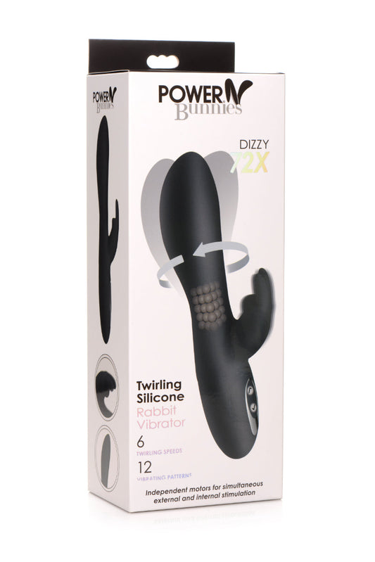 Power Bunnies Dizzy 72X Rotating Beads Twirling Vibe