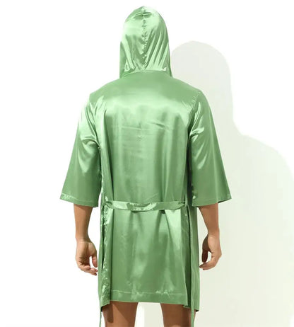 Sexy Men's Satin Dressing Gown.