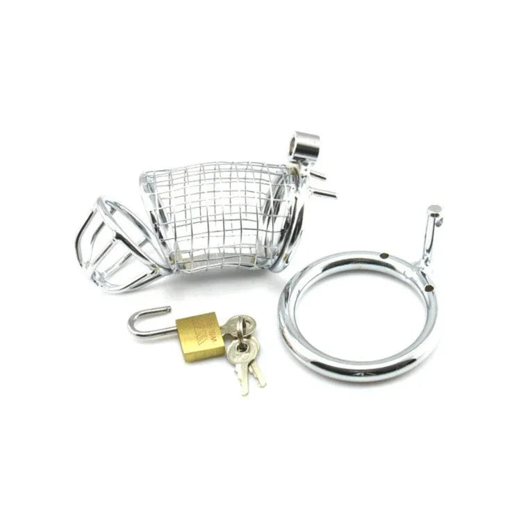 Male Chastity Cage. Cock Cage. Sex Toys for Men. Rise of Loyalty Penis Ring Lock. Wearable Chastity Cage For Outdoors.