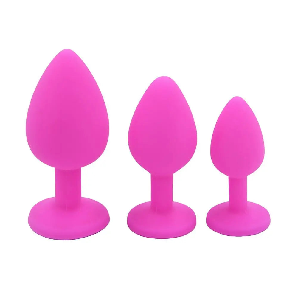 4 Color's Anal Training Butt Plugs.