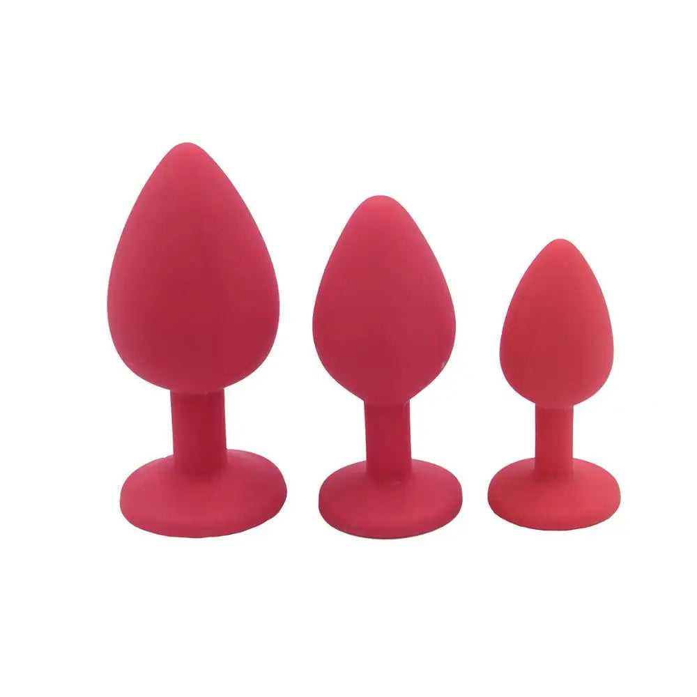 4 Color's Anal Training Butt Plugs.