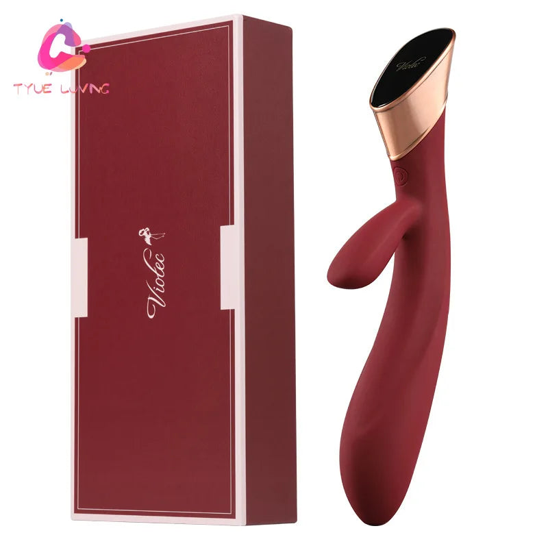 Viotec Double Vibrator Clitoral Stimulator Dildo