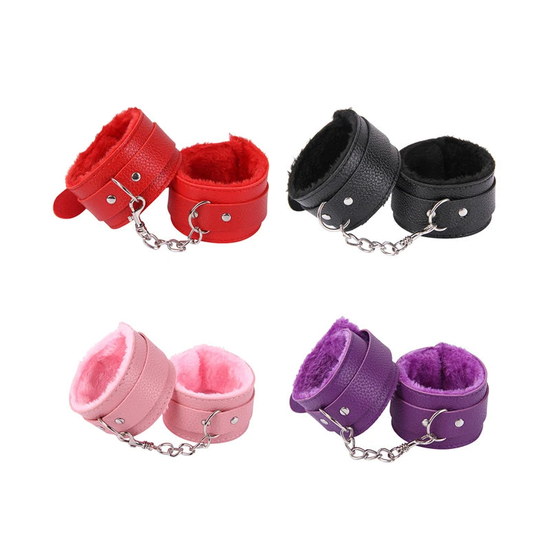 Feux Leather Handcuffs.