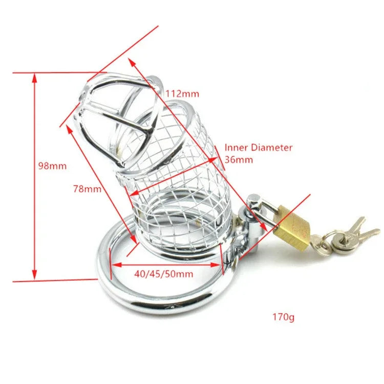 Male Chastity Cage. Cock Cage. Sex Toys for Men. Rise of Loyalty Penis Ring Lock. Wearable Chastity Cage For Outdoors.