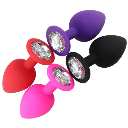 4 Color's Anal Training Butt Plugs.