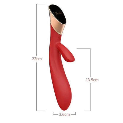 Viotec Double Vibrator Clitoral Stimulator Dildo