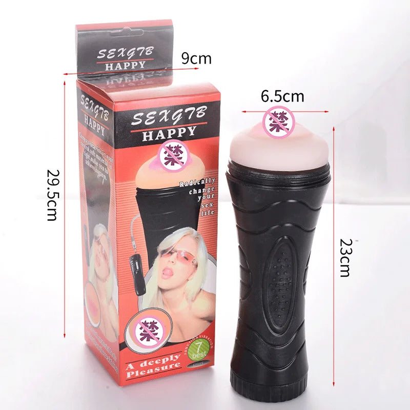 Vaginal, Oral, Anal, Thrills Flesh Cup. Masturbator