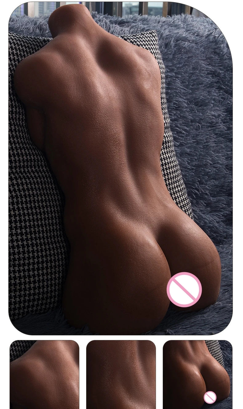 Sex Torso Man. Realisitc Cock and Butt. Doll For Women and Men 3D Silicone Doll.