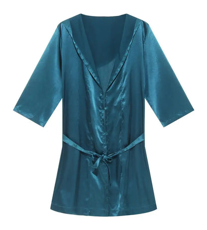 Sexy Men's Satin Dressing Gown.