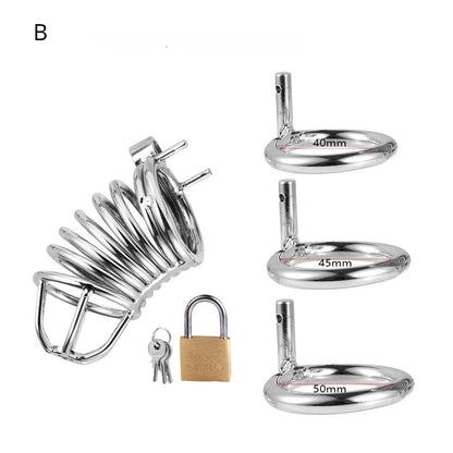 Male Chastity Cage. Cock Cage. Sex Toys for Men. Rise of Loyalty Penis Ring Lock. Wearable Chastity Cage For Outdoors.