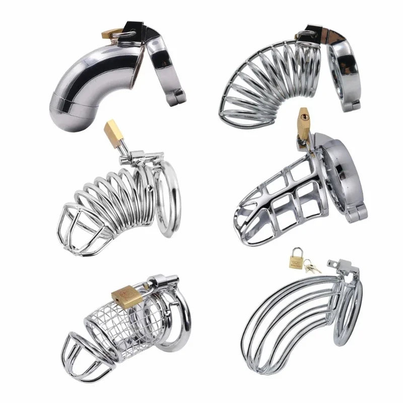 Male Chastity Cage. Cock Cage. Sex Toys for Men. Rise of Loyalty Penis Ring Lock. Wearable Chastity Cage For Outdoors.