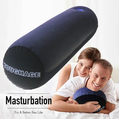 Male Masturbation Deep Hole Inflatable Pillow Adult Masturbator.