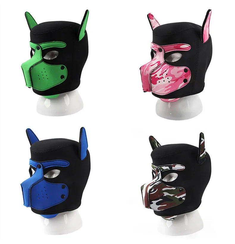 Puppy Play Masks. Various Colors. Woof!