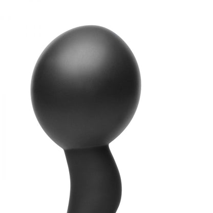 Inflatable & 10X Vibrating Prostate Plug w- Cock & Ball Ring